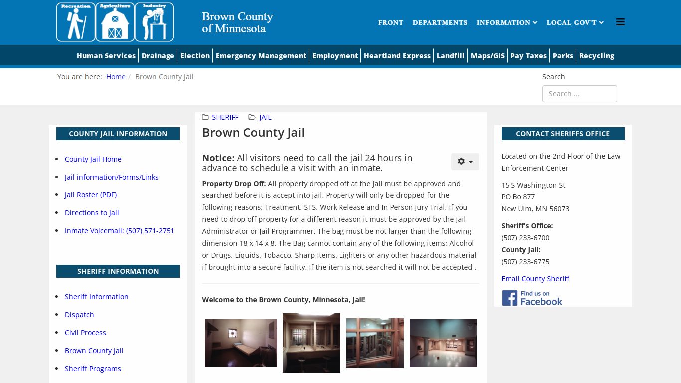 Brown County - Brown County Jail - Brown County, Minnesota